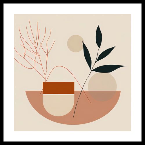 Plakat 50x50cm Botaniczna Przymiarka na Arena.pl