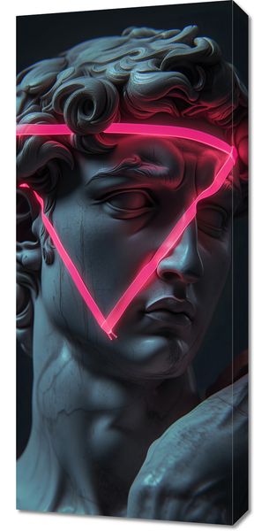 Obraz 40x90cm Neonowy Renesans zdjęcie 1