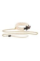 guilty pleasure luminious pearl leash and collar