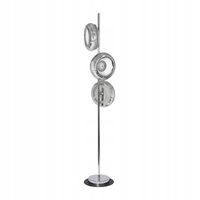 Lampa Stojąca MERCURIO Srebrny 36W LED 157cm Lampa Podłogowa Pokojowa Dom