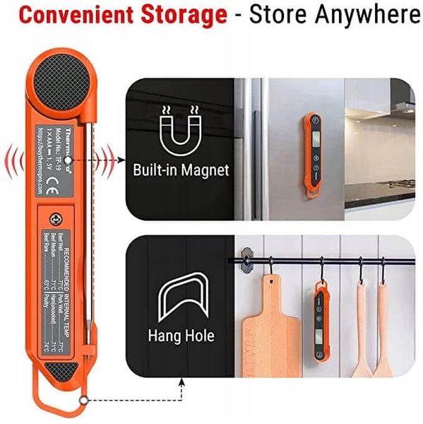 Cyfrowy termometr do żywności ThermoPro TP-03H zdjęcie 8