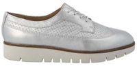 Geox Półbuty damskie - Blenda Skórzane Respira - rozmiar 39 - Srebrna skóra