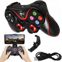 BEZPRZEWODOWY GAMEPAD PAD DO TELEFONU ANDROID PC iOS KONTROLER Z UCHWYTEM