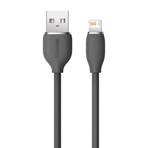 kabel usb do lightning baseus jelly, 2,4a 1,2m (czarny) na Arena.pl