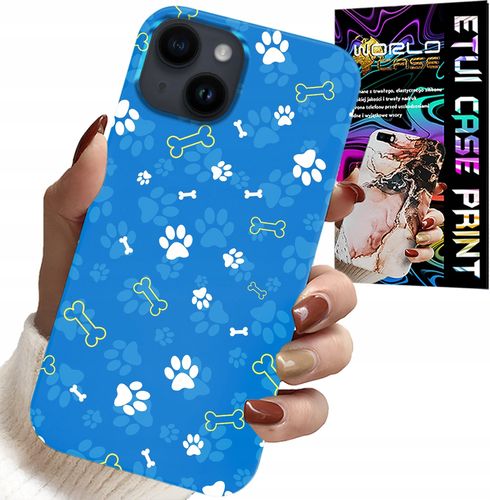 ETUI DO IPHONE 15 PLUS - ŁAPKI KOŚCI PIES PATROL WZORY DLA DZIECI na Arena.pl