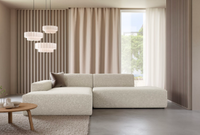 Kremowy Narożnik 280x190 cm WOUG IT - Różne Kolory Baranek