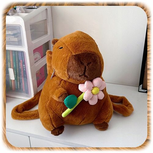 PLECAK PLUSZOWY KAPIBARA PLECACZEK CAPYBARA DO PRZEDSZKOLA SZKOŁY MASKOTKA na Arena.pl