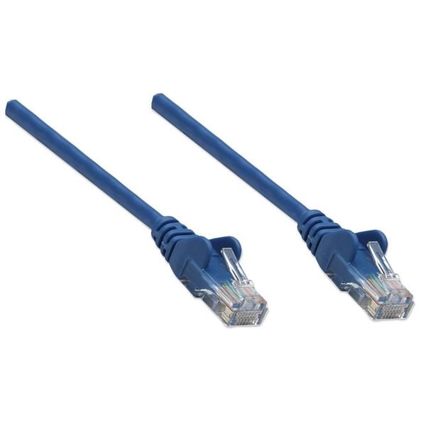 PATCH CORD CAT6 UTP 1,0M NIEBIESKI INTELLINET 100% MIEDŹ zdjęcie 1