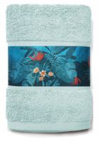 Ręcznik Love It 50x90 druk 3D Greno aqua