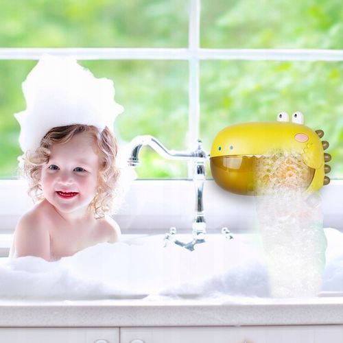 BĄBELKOWY DINOZAUR DINO DO KĄPIELI MASZYNKA DO ROBIENIA PIANY W WANNIE GRA na Arena.pl