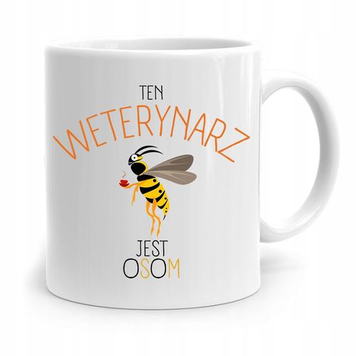 Kubek Dla Weterynarza Ten Weterynarz Jest Osom Z Nadrukiem Ze Zdjęciem na Arena.pl