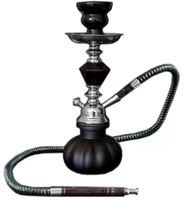 Czarna Shisha Szisza Fajka Wodna Hookah i Akcesoriami 28,5 cm Eldoro
