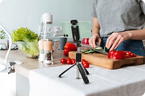 SELFIE-STICK KIJEK DO TELEFONU KAMER GOPRO STATYW SKŁADANY TRIPOD WEBSKI na Arena.pl
