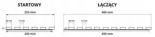 LAMELE NA PŁYCIE 46x275 ŚCIENNE PANELE AKUSTYCZNE DĄB NATURALNY WOTAN INNE na Arena.pl