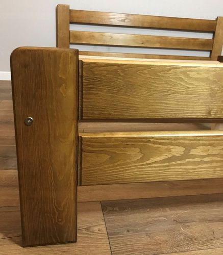 ŁÓŻKO drewniane 140x200 orzech,olcha, dąb, JAKOŚĆ na Arena.pl