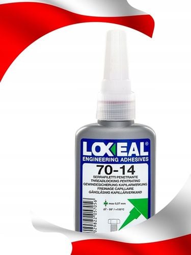 KLEJ DO GWINTÓW NAKRĘTEK ŚRUB LOXEAL 70-14 O DUŻEJ ŚREDNICY M5 50 ml na Arena.pl