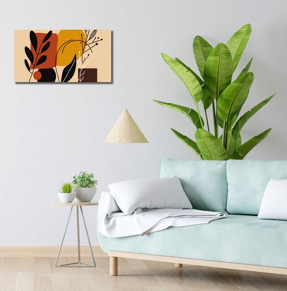 Obraz 60x30cm Ciepłe Kontury zdjęcie 2