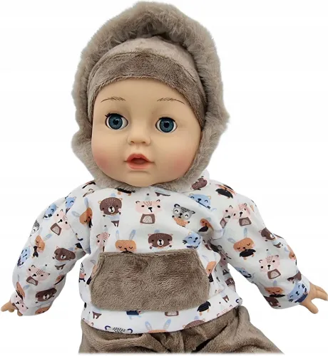 LALKA BOBAS MÓWI I ŚPIEWA PO POLSKU ZAMYKA OCZY 45CM+SMOCZEK+BUTELKA_751 na Arena.pl