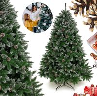 CHOINKA SZTUCZNA SOSNA DIAMENTOWA Zielona Gęsta Naturalna PREMIUM 180cm XXL