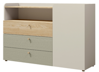 Komoda Do Pokoju Młodzieżowego 140cm Eukaliptus YOKO JR -3 Kolory Do Wyboru
