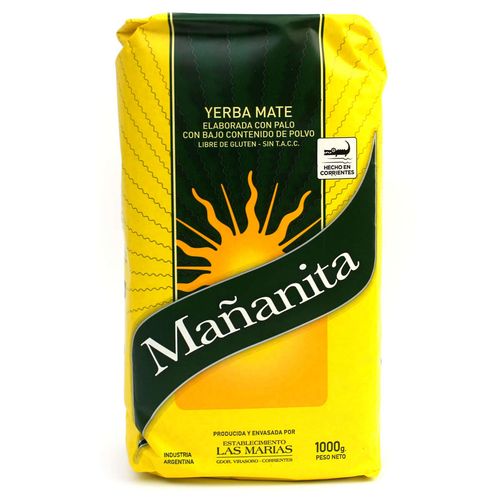 Yerba Mate Mananita Elaborada Con Palo 1kg 1000g na Arena.pl