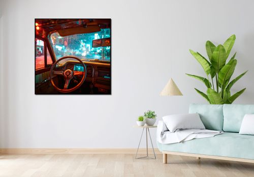Plakat 100x100cm Nocny Kierowca na Arena.pl