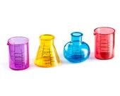 kielony laboratoryjne plastikowe 4 sztuki