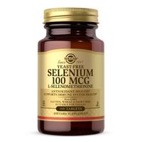 SOLGAR Selenium (Yeast Free) Selen (nie zawiera drożdży) 100 mcg (100 tabl.