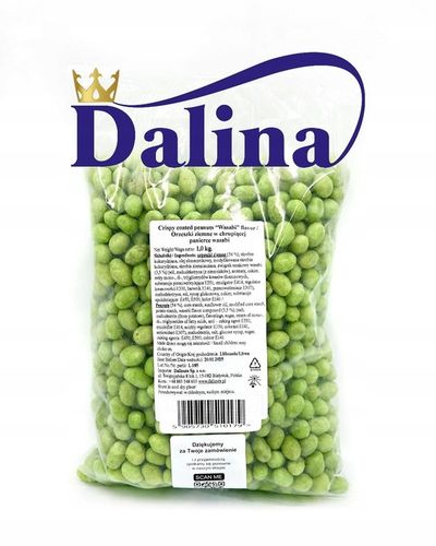 Orzeszki ziemne w panierce WASABI 1000 g Dalina W CIEŚCIE PYSZNE ŚWIEŻE na Arena.pl