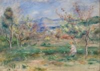Landscape, Pierre-Auguste Renoir - plakat 50x40 cm