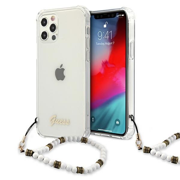 Etui Guess do iPhone 12, iPhone 12 Pro, Przezroczysty zdjęcie 1