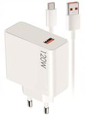 Ładowarka sieciowa 120W HyperCharge USB Ultraszybka PD QC z kablem USB-C