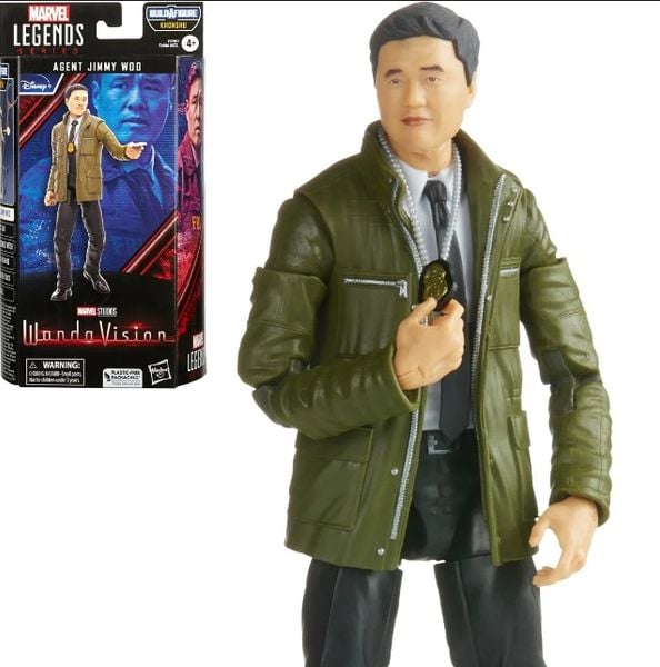 marvel legends wanda vision agent jimmy woo 15cm. zdjęcie 2
