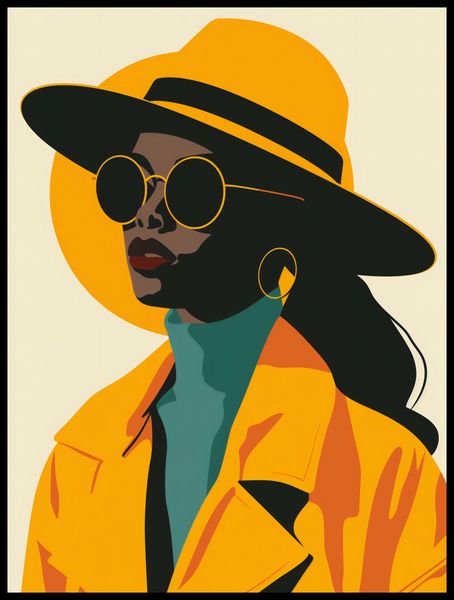 Plakat 60x80cm Żółta Stylowość zdjęcie 2