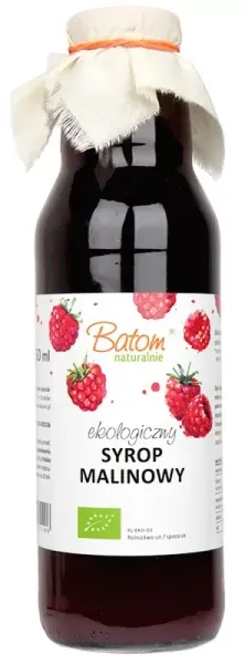 Syrop Malinowy BIO 750 ml - Batom zdjęcie 1