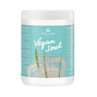 Kallos Vegan Soul Maska do włosów zwiększająca objętość, z proteinami roślinnymi i olejem kokosowym, 1000ml