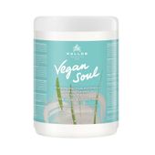 Kallos Vegan Soul Maska do włosów zwiększająca objętość, z proteinami roślinnymi i olejem kokosowym, 1000ml