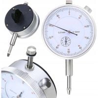 Czujnik zegarowy SilverTools 0-10 mm 0,01 mm z blokadą