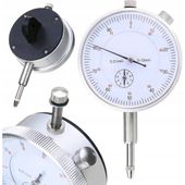Czujnik zegarowy SilverTools 0-10 mm 0,01 mm z blokadą
