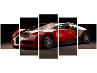OBRAZ CZERWONE BUGATTI VEYRON