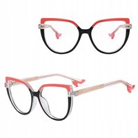 SOLIDNE Damskie Okulary Zerówki do KOMPUTERA Blue Light OPRAWKI NA OBCASIE