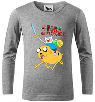 Koszulka z długim rękawem - Pora na Przygodę - Adventure Time