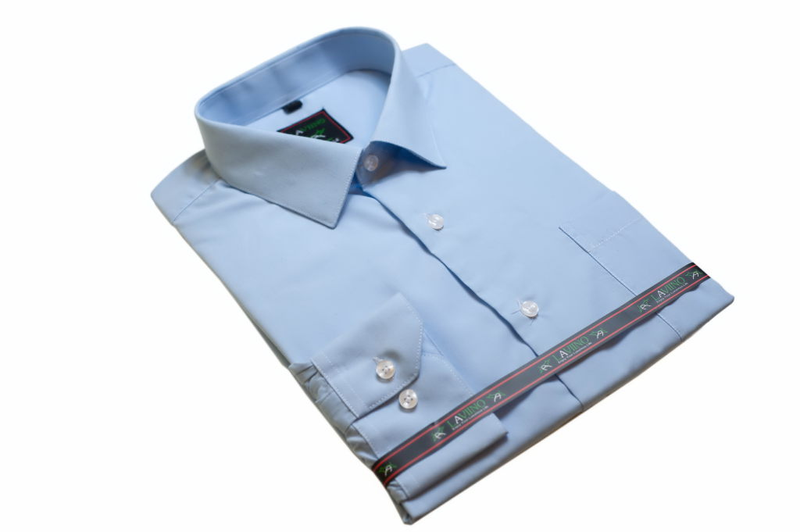 Koszula męska wizytowa do garnituru błękitna elegancka Laviino dl77 41/42 - L/XL zdjęcie 3