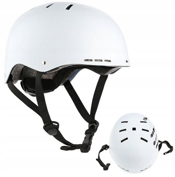KASK NILS EXTREME BIAŁY ROZMIAR M 52-59 CM REGULOWANY WYTRZYMAŁY zdjęcie 1