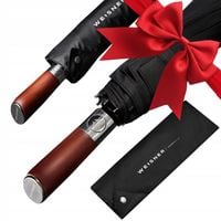 WEISNER Conti | PARASOL DAMSKI MĘSKI AUTOMATYCZNY PARASOLKA SKŁADANA