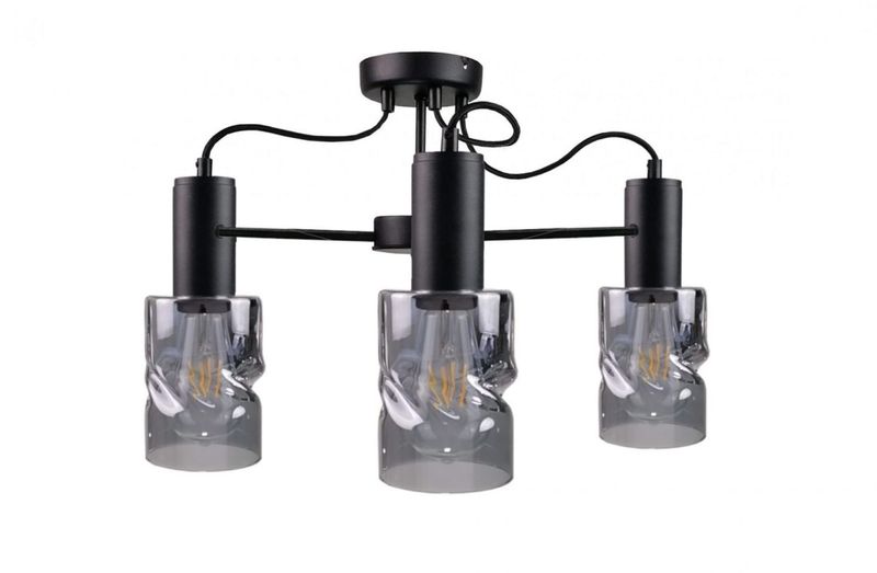 Lampa sufitowa 3xE27 INGER BLACK zdjęcie 1