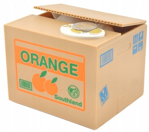 Skarbonka Kot Kotek Interaktywna Automat Miałczy Otwierana Prezent Dzieci na Arena.pl