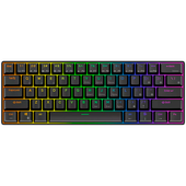 royal kludge rk61 black gaming keyboard red switch