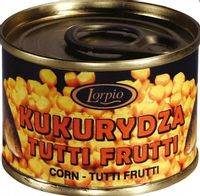 Przynęta naturalna kukurydza Lorpio 70 g tutti fru