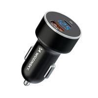 ładowarka samochodowa do zapalniczki usb-c usb-a 36w czarna